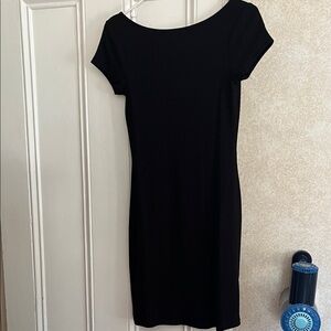 Boden Women’s Elegant Black Women's Dress. Size 4. Scoop back and ribbed.